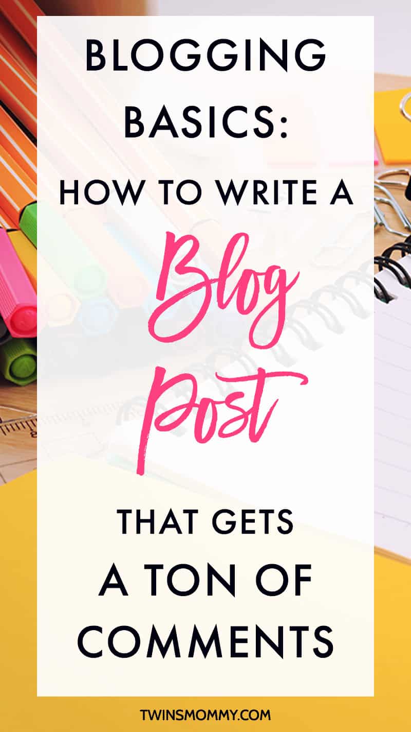 blogging basics write blogpost pin